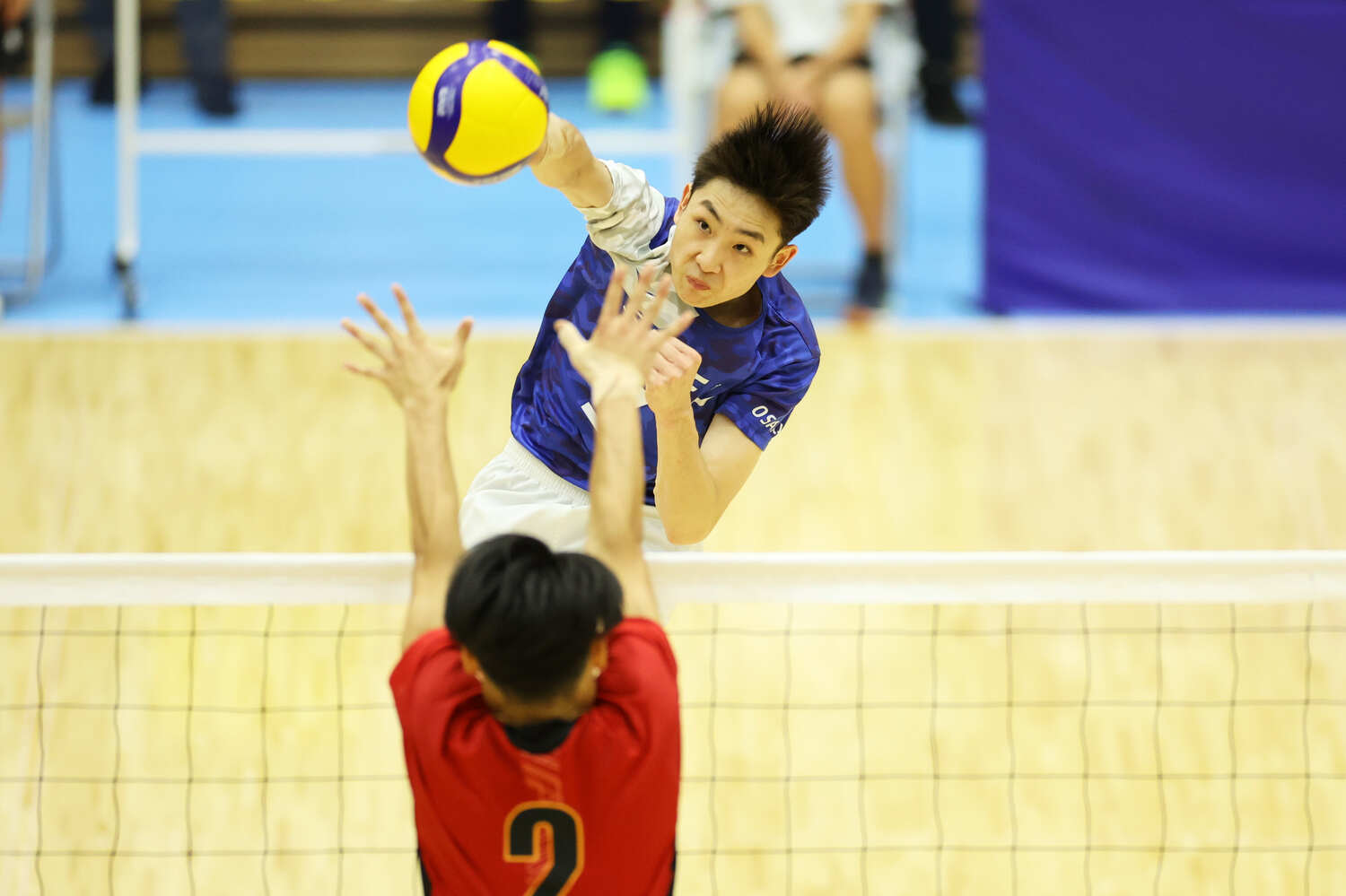 中学時代の西村海司　©︎AFLO SPORT