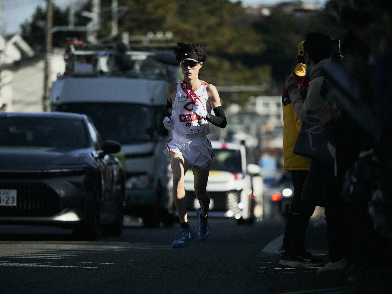 3区を走った本間は2年連続で区間賞を獲得　©Yuki Suenaga
