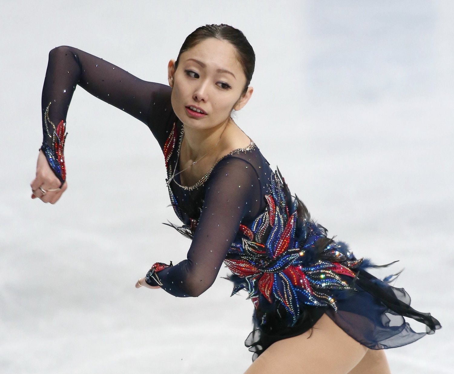 現役最後の演技となった2013全日本選手権　©JIJI PRESS