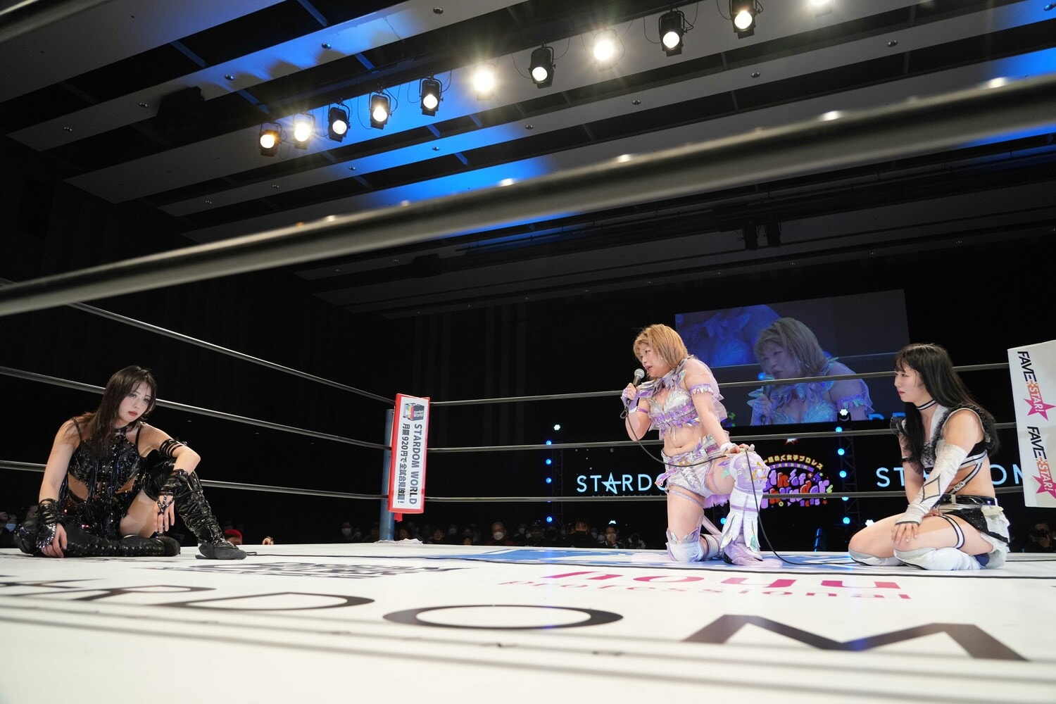 中野たむが上谷沙弥に「敗者退団マッチ」を要求　©Essei Hara