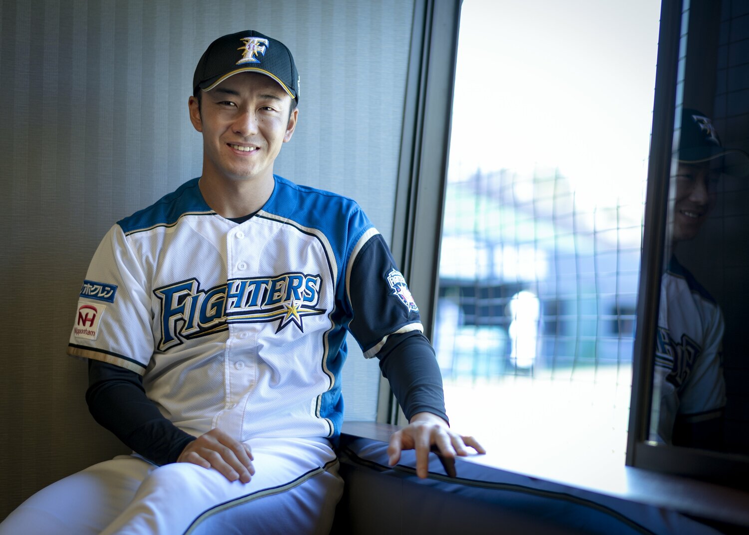 杉谷にとってずっと憧れの存在だった斎藤佑樹（2019年撮影）　©︎Takuya Sugiyama