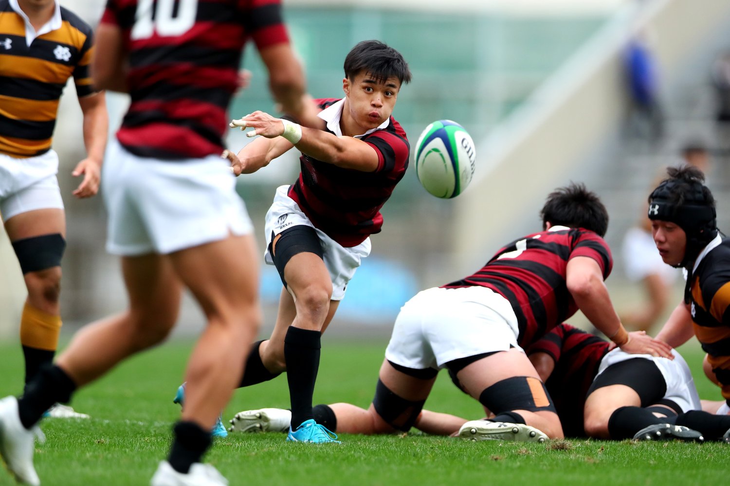 早稲田のSH小西泰聖　©AFLO