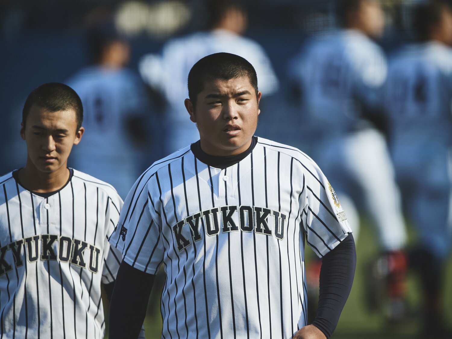 九州国際大学付属高・佐倉侠史朗一塁手（1年・182cm104kg・右投左打）、2005年11月生まれ　©Yuki Suenaga