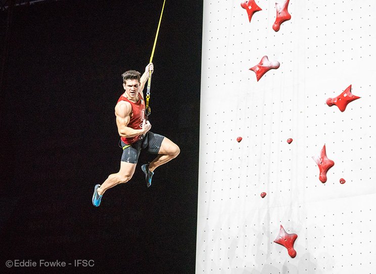 前回大会金メダリストのレザ・アリプアシェナ(イラン)。スピード種目の記録争いも見逃せない。