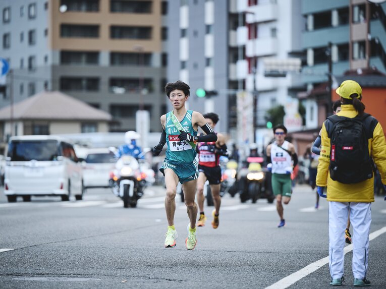 近藤は3年時から急成長。そのストイックさには後輩だった佐藤も舌を巻く　©Yuki Suenaga