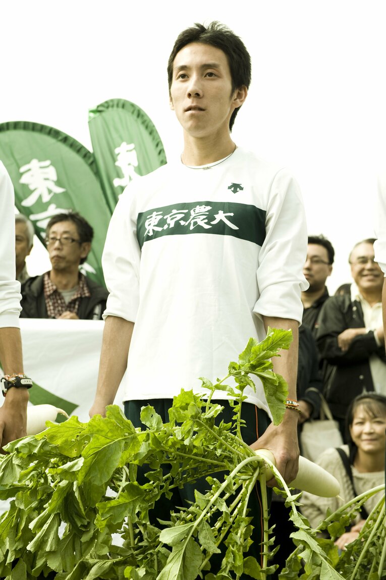 箱根駅伝の風物詩となっていた東農大の「大根踊り」　©Miki Fukano