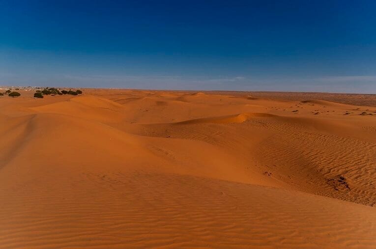 アルジェリアの砂漠にある西サハラ難民キャンプ。「サハラ・マラソン」は2001年に初めて開催された ／ photograph by Getty Images