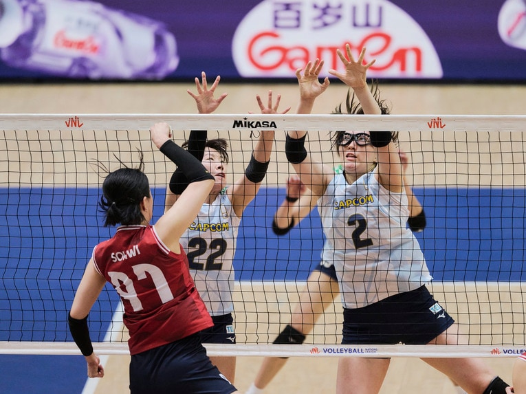 バレーボールネーションズリーグ 韓国戦　©︎Yuki Suenaga