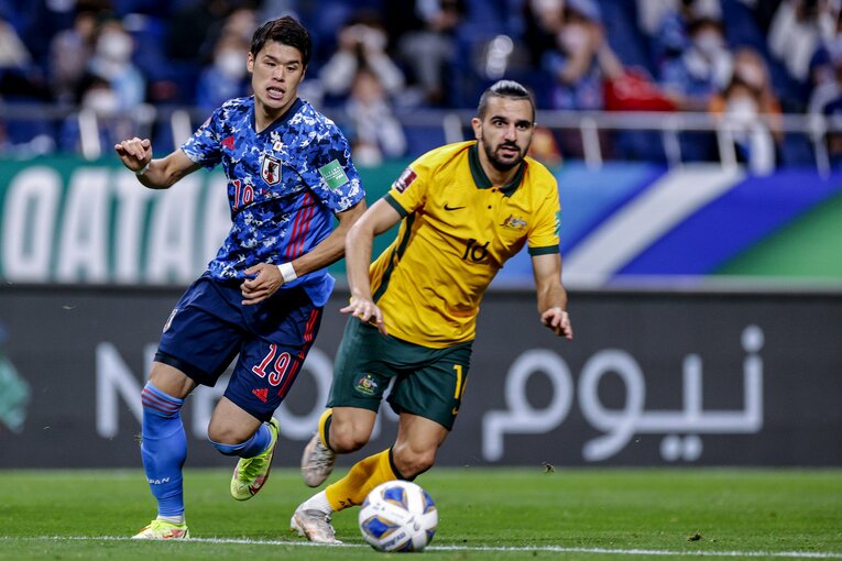 10月12日のオーストラリア戦（2－1で勝利）