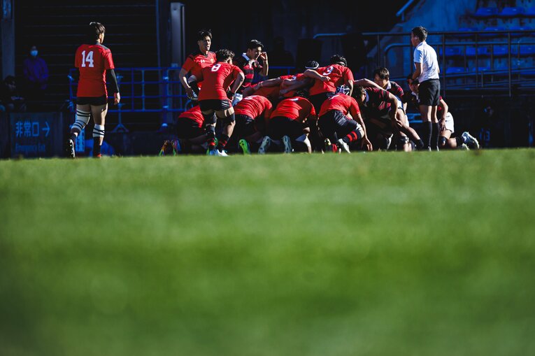 大学選手権の決勝では対抗戦で敗れた早大に雪辱を果たし4連覇を達成　©Kiichi Matsumoto