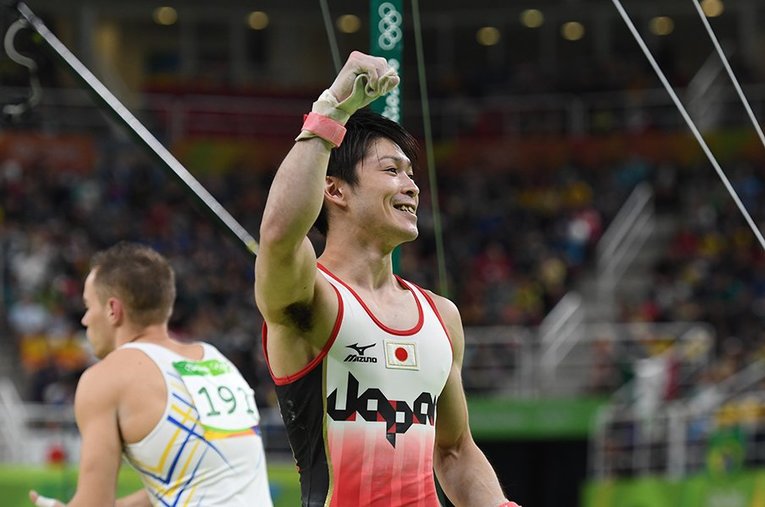 リオ五輪の内村航平 ／ photograph by Asami Enomoto/JMPA