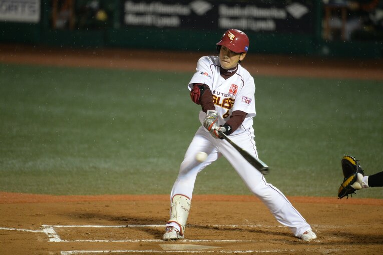 楽天時代の藤田一也　©Naoya Sanuki