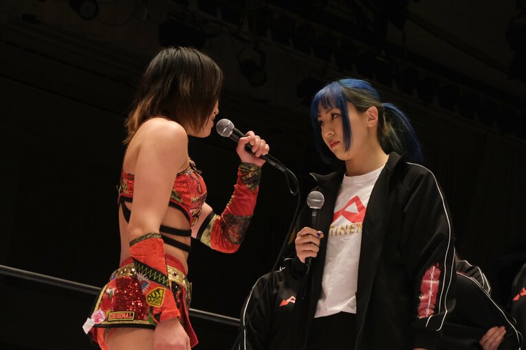 2月1日のスターダム後楽園大会にも乱入