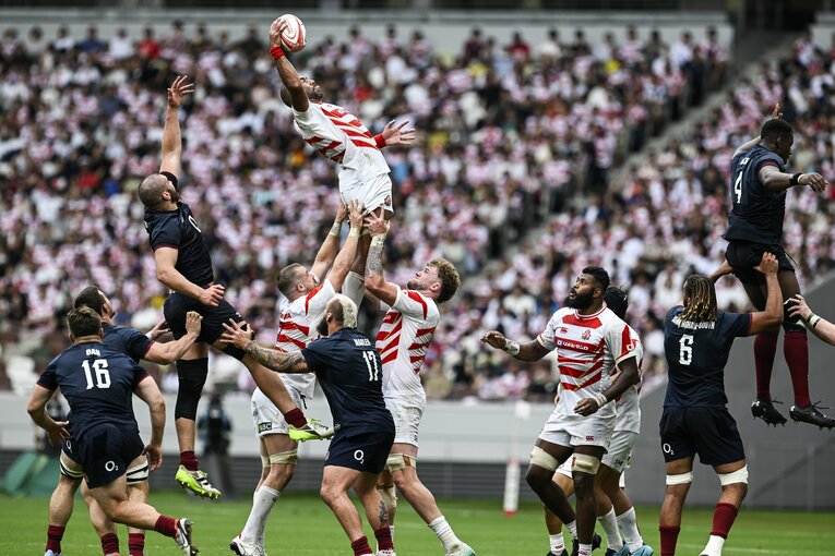 第二次エディー・ジョーンズHC体制の初陣となったイングランド戦　©Asami Enomoto