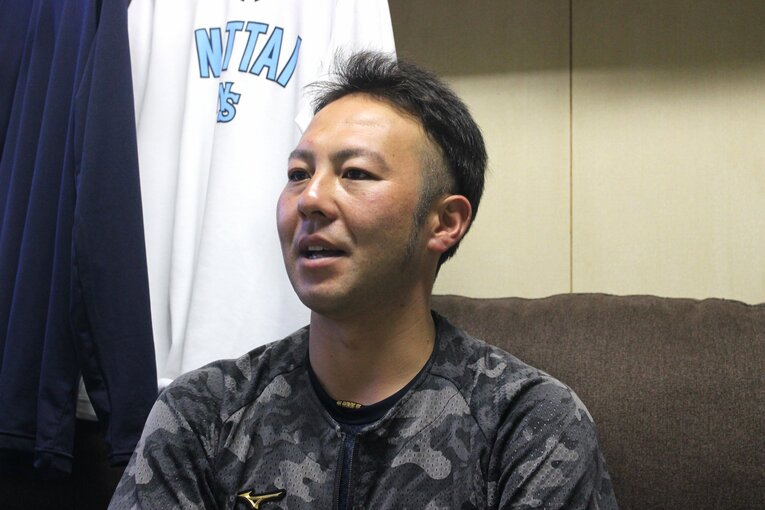箕島高校野球部の中尾慎太郎部長　©NumberWeb