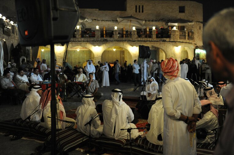 カタールの街中（2009年）　©Naoya Sanuki