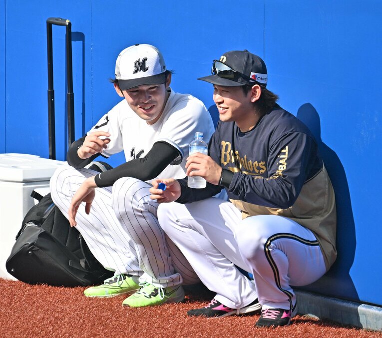 チームの垣根を越えなんでも相談し合う親友だ　©︎SANKEI SHIMBUN