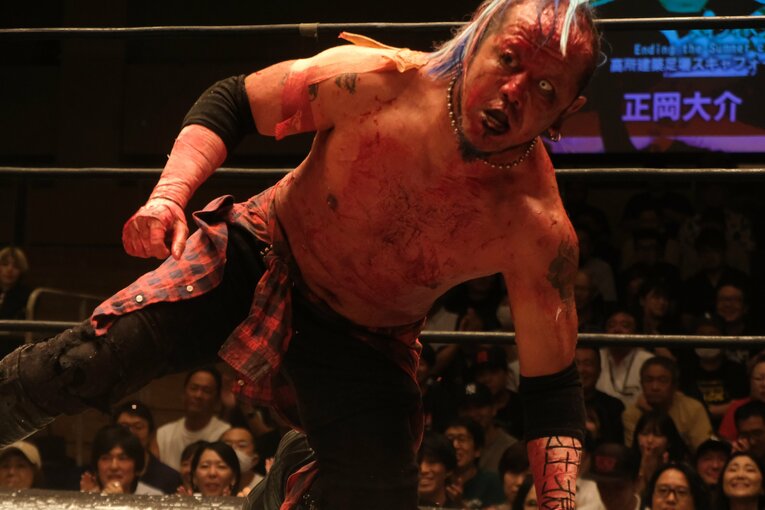 デスマッチのカリスマ・葛西純　©Norihiro Hashimoto