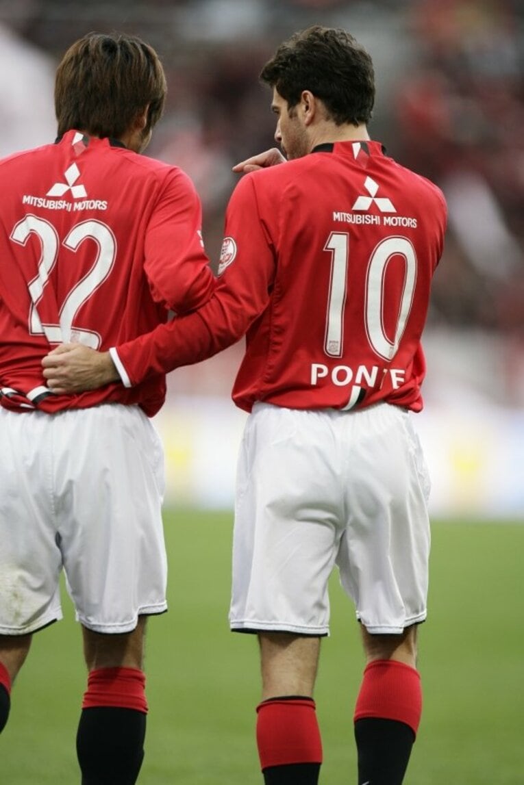 浦和時代のポンテ　©Sports Graphic Number