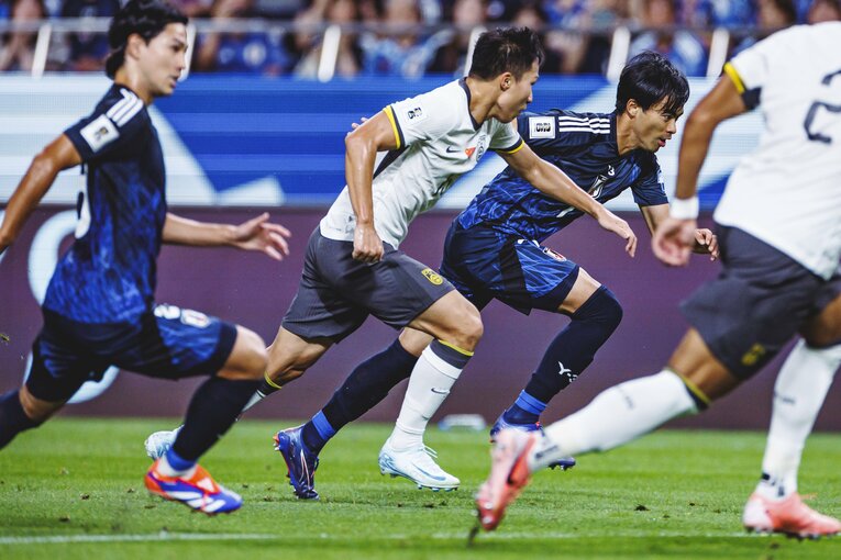 三苫薫（2024年W杯アジア最終予選・中国戦）©︎Kiichi Matsumoto