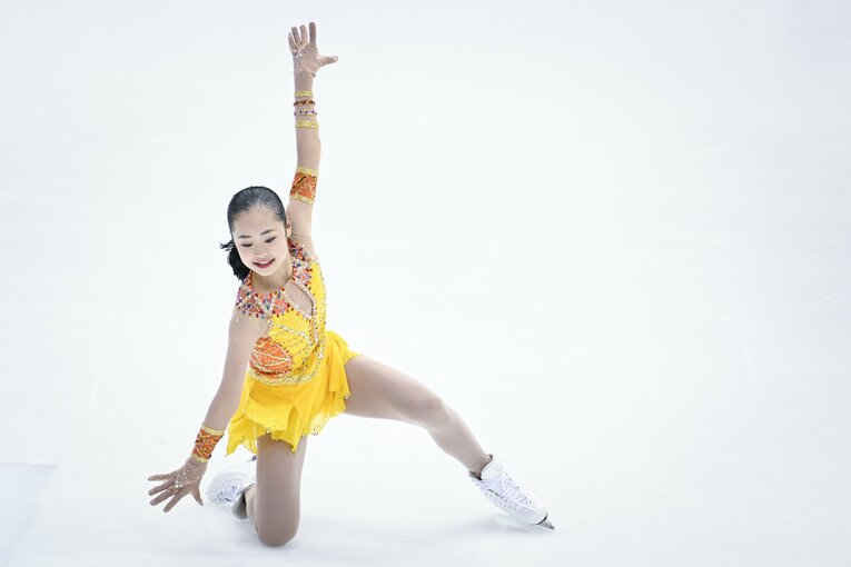 ジュニアGPファイナルのSP　©︎Asami Enomoto