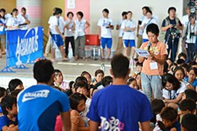 トークセッションでは、子供たちも夢を発表。「泳げる恐竜博士になりたいです！」 