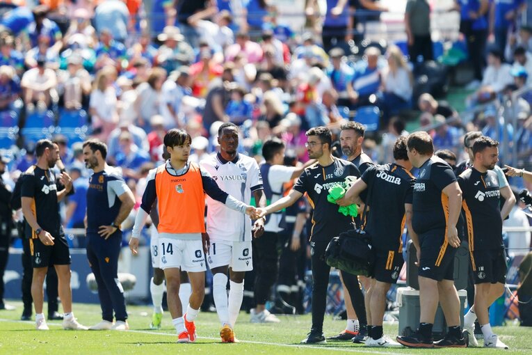 【テレビに映らないクボの素顔】ヘタフェはかつて久保が所属した古巣でもある　©Daisuke Nakashima