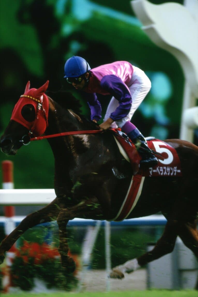 1996年京都大賞典、マーベラスサンデー　©Keiji Ishikawa