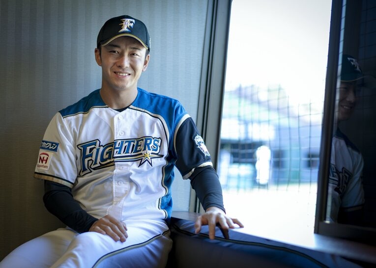 杉谷にとってずっと憧れの存在だった斎藤佑樹（2019年撮影）　©︎Takuya Sugiyama