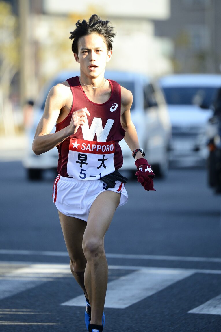 【箱根駅伝発掘写真】2014年第90回箱根駅伝1区を走った大迫傑　©︎Asami Enomoto