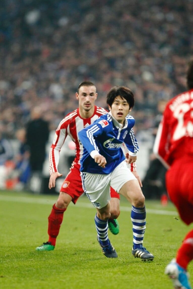 シャルケ時代の内田　©Tamon Matsuzono