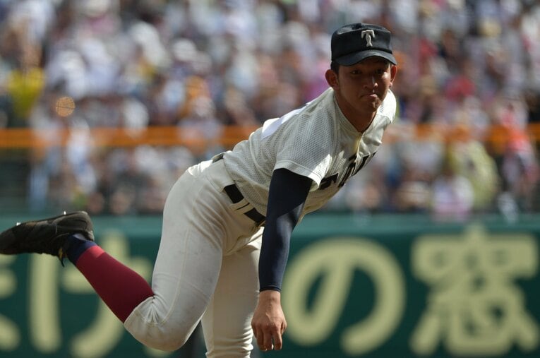 2018年の甲子園で春夏連覇を達成した大阪桐蔭「最強世代」のエースだった柿木蓮。満を持して進んだプロの舞台で、なぜ輝けなかったのか　©Hideki Sugiyama