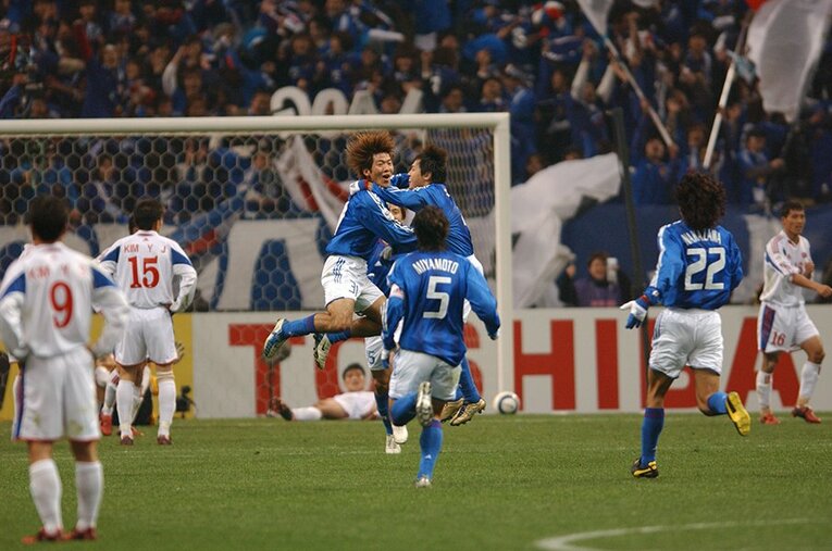 “大黒様”に決められた劇的ゴール。若き日の鄭大世が埼スタで見た悪夢。(5) ／ photograph by Takashi Shimizu