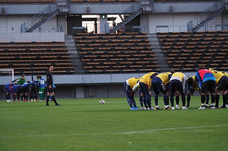 野球のイメージが強いトライアウト。サッカーの場合は選手会が主催になって運営される ／ photograph by Tetsuro Kaieda