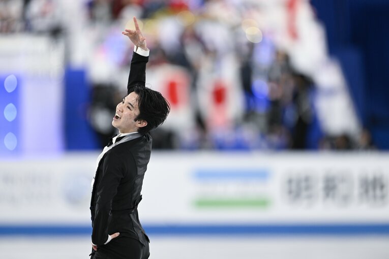 世界フィギュア国別対抗戦のフリー　©Asami Enomoto