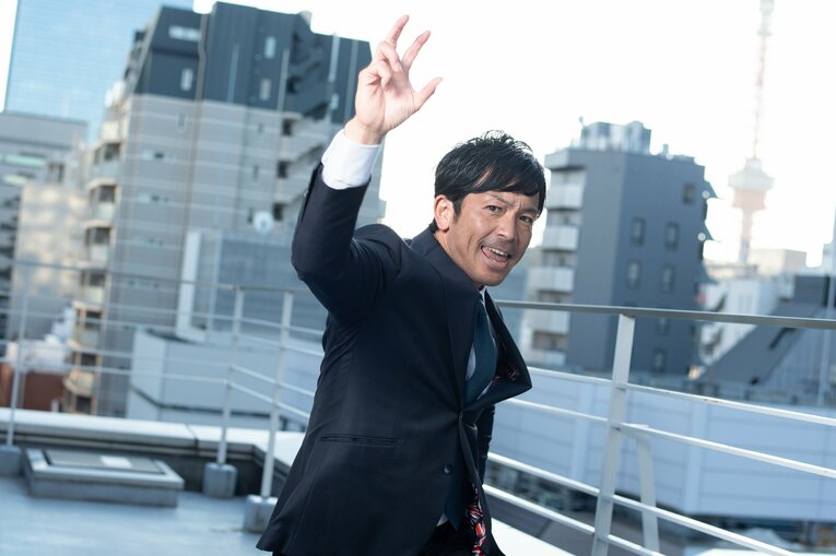 松田宣浩のインタビュー「後」カット　©Miki Fukano