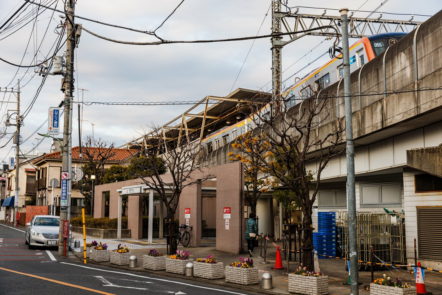 東急多摩川駅。東横線・目黒線・多摩川線の3路線が交わる