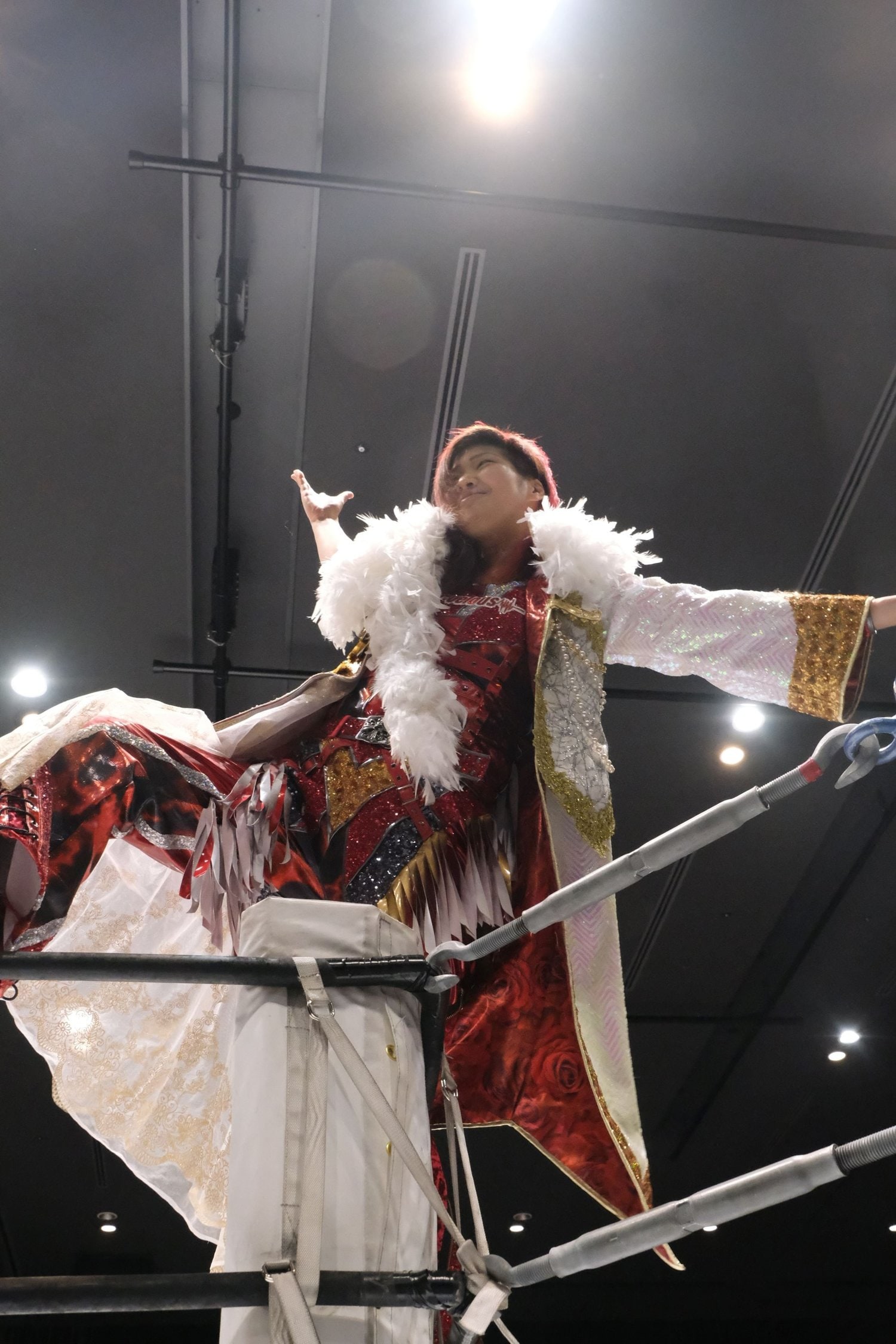 “魅せる”ことへの意識は、長与から叩きこまれた基本だ