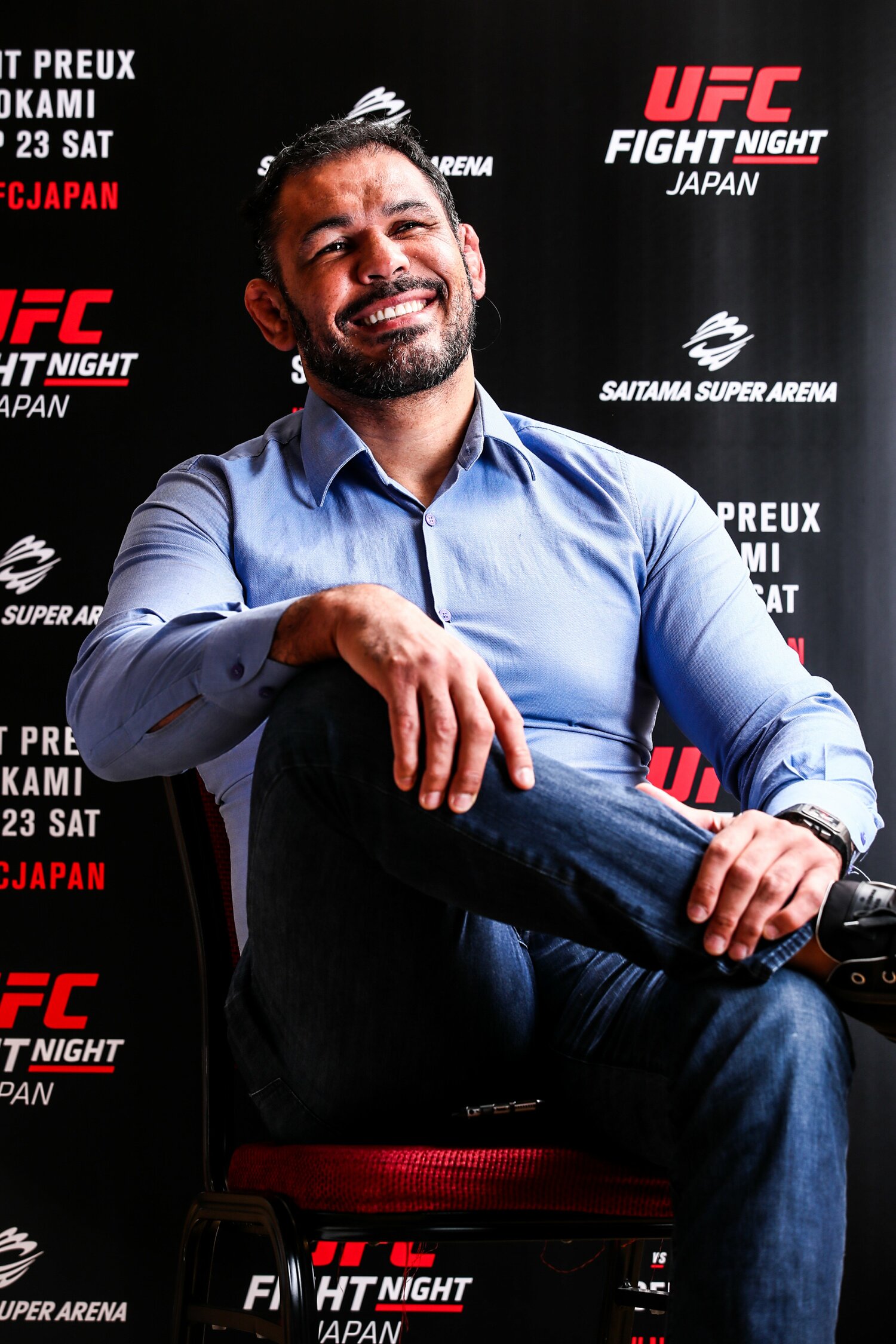 2017年9月、さいたまスーパーアリーナで開催されたUFCのアンバサダーとして来日したノゲイラ