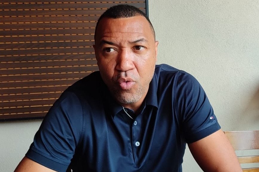 取材に応じてくれたルーカス　©Hiroaki Sawada