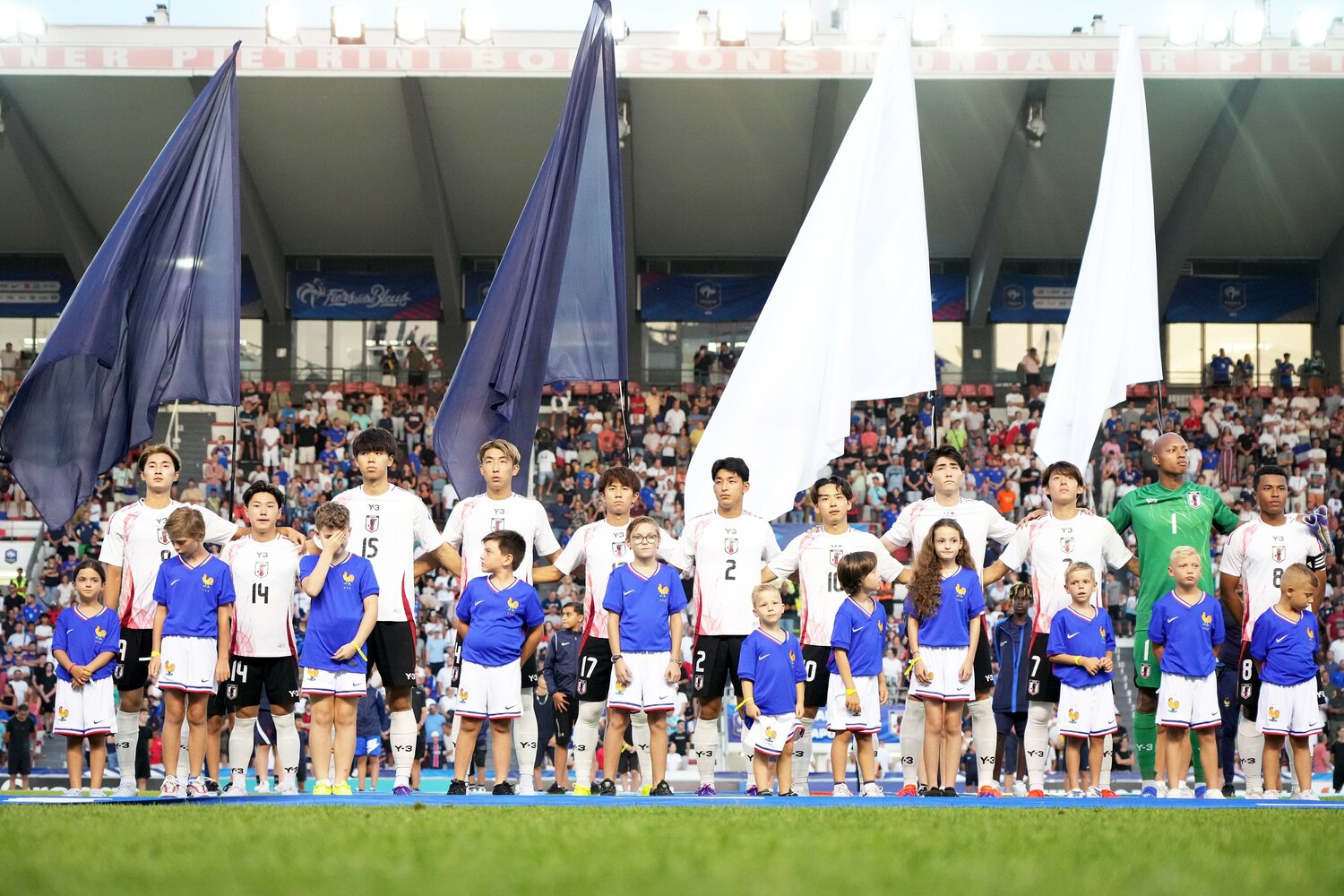 フランス戦のスタメン　©Getty Images