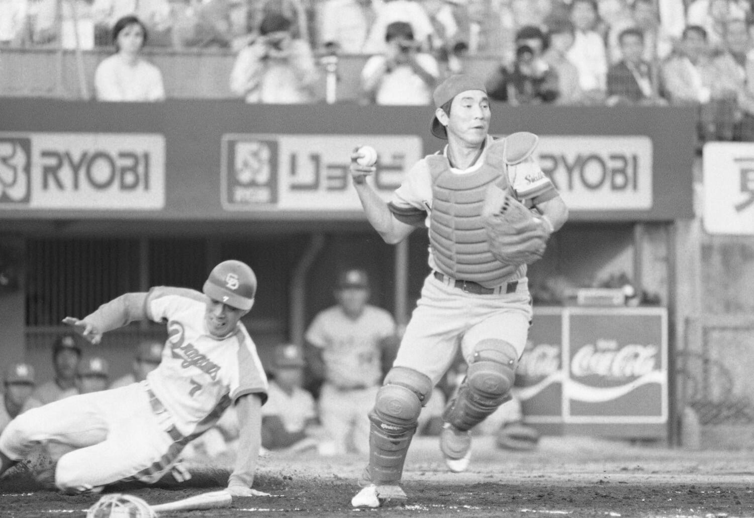 ダイヤモンドグラブ賞常連の大矢明彦に対して、広岡達朗は「それ以上」を求めた　©JIJI PRESS