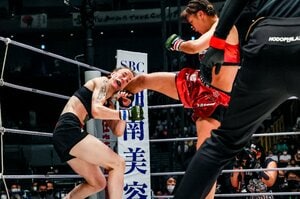 【人気】RENAがハイキックでダウン奪取も苦戦の理由「足が腫れたのも初めて…」試合後、大健闘したウクライナ人選手が涙で語った“ある思い”とは？