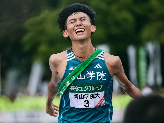 箱根駅伝に向けて逆襲の狼煙…？《打倒駒大へ》青学大・原晋監督が語ったある“ジンクス”「出雲で5位、全日本で2位と来たら、箱根ではね…」＜Number Web＞ photograph by Yuki Suenaga