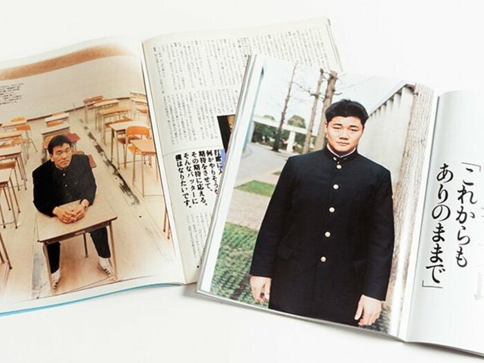12年間通った母校で語った、清宮幸太郎のメジャーへの夢。<Number Web> photograph by Wataru Sato