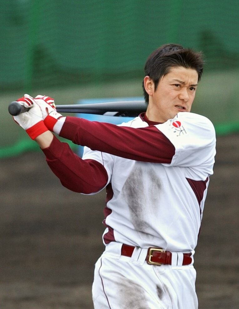 楽天時代の西谷さん　©JIJI PRESS