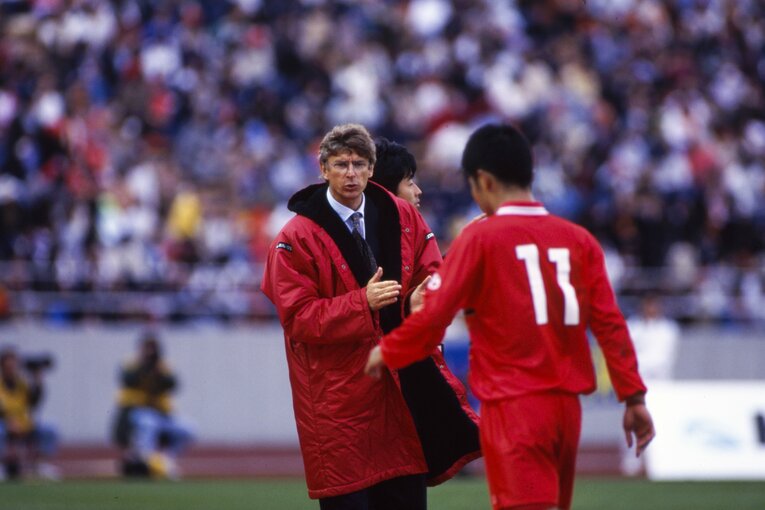 名古屋時代のベンゲル監督©Getty Images