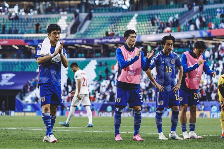 アジアカップ準々決勝でイランに敗れた日本の選手たち　©Kiichi Matsumoto