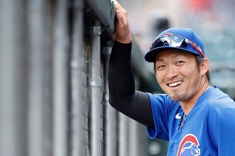 オープン戦では初本塁打も飛び出したカブスの鈴木誠也（27）。冷静な“野球観”を語った ／ photograph by Getty Images