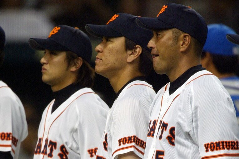 （左から）高橋由伸、松井秀喜、清原和博　©Sports Graphic Number